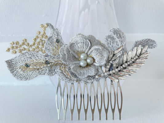 Anastasia Crystal Leaf Bridal Hair Comb