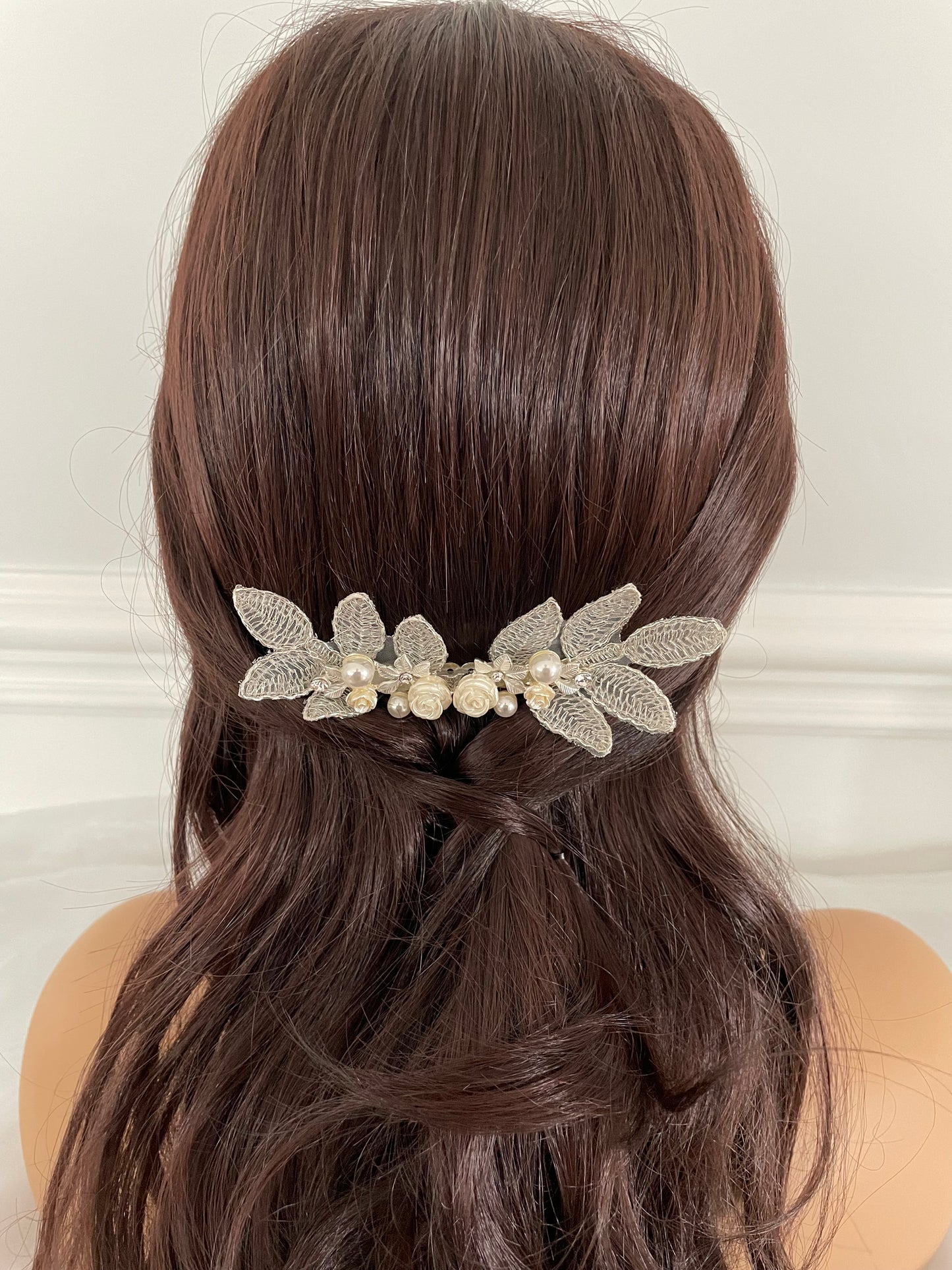 Veronica Vine Roses Hair Comb