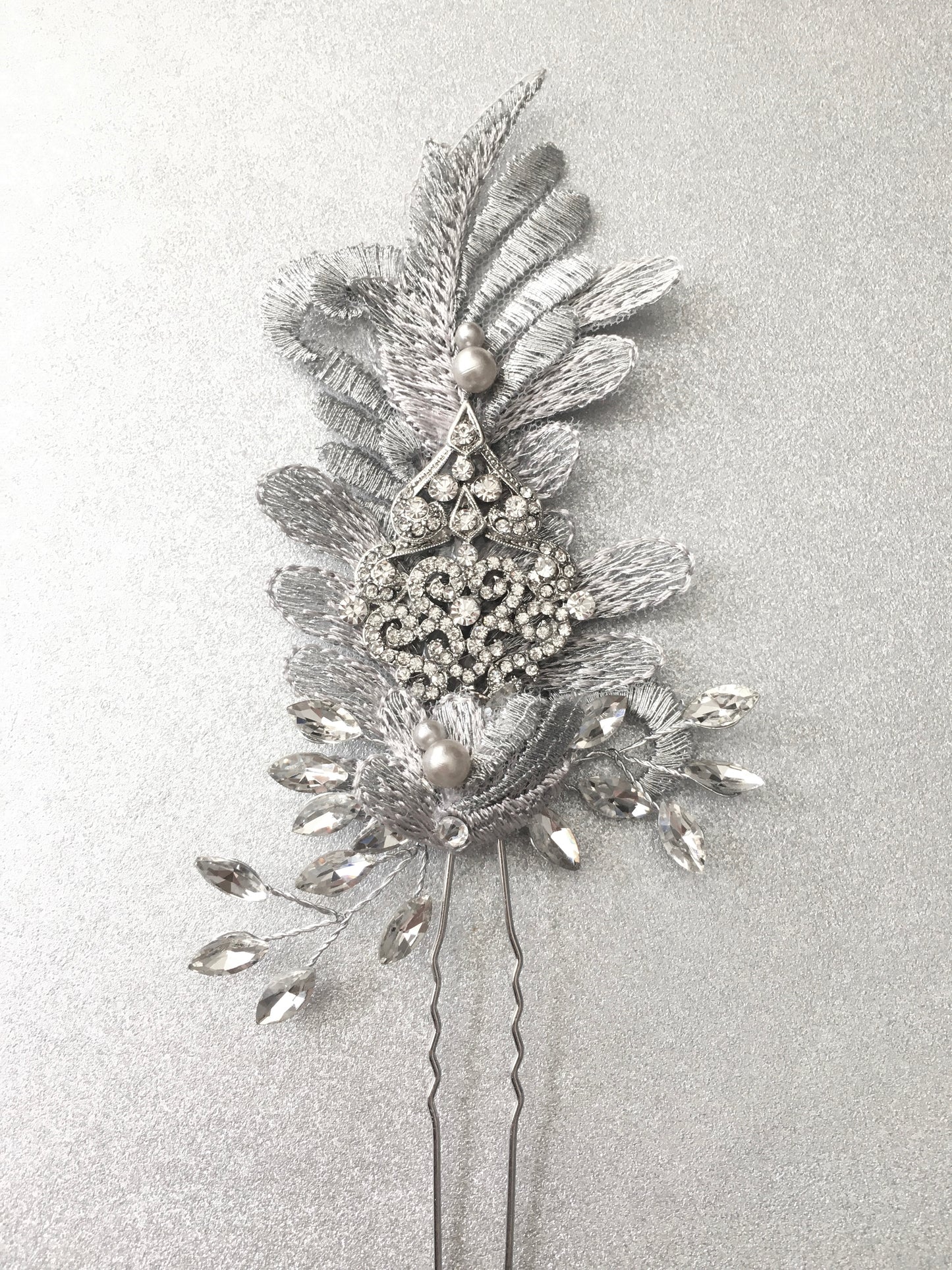 Flapper Charm Bridal Hair Pin