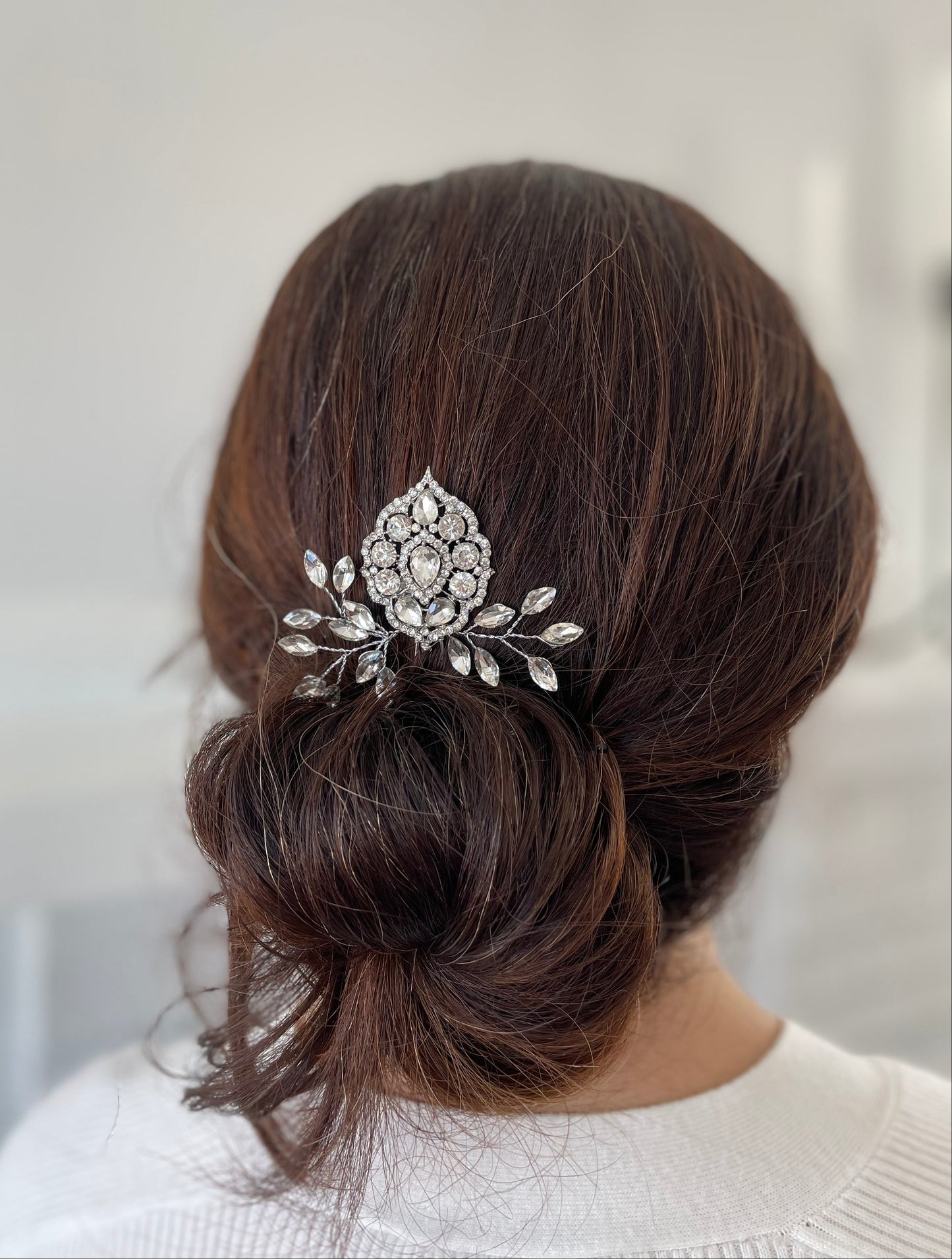 Vali Vintage Crystal Bridal Hair Pin