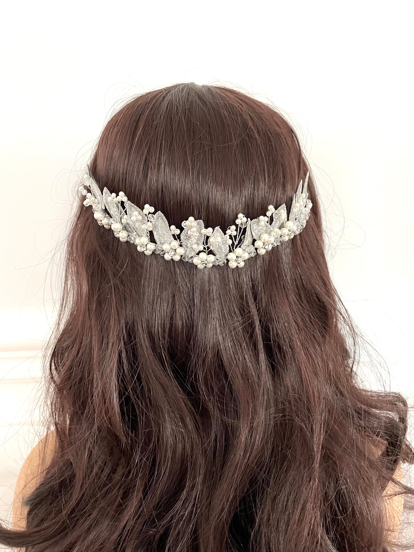 Laurel Floral Hair Vine Bridal Crown
