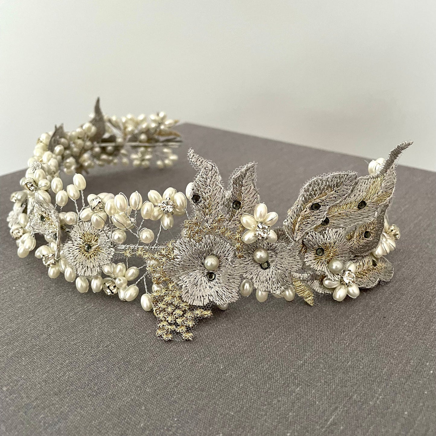 Katherine Silver & Gold Bridal Vine