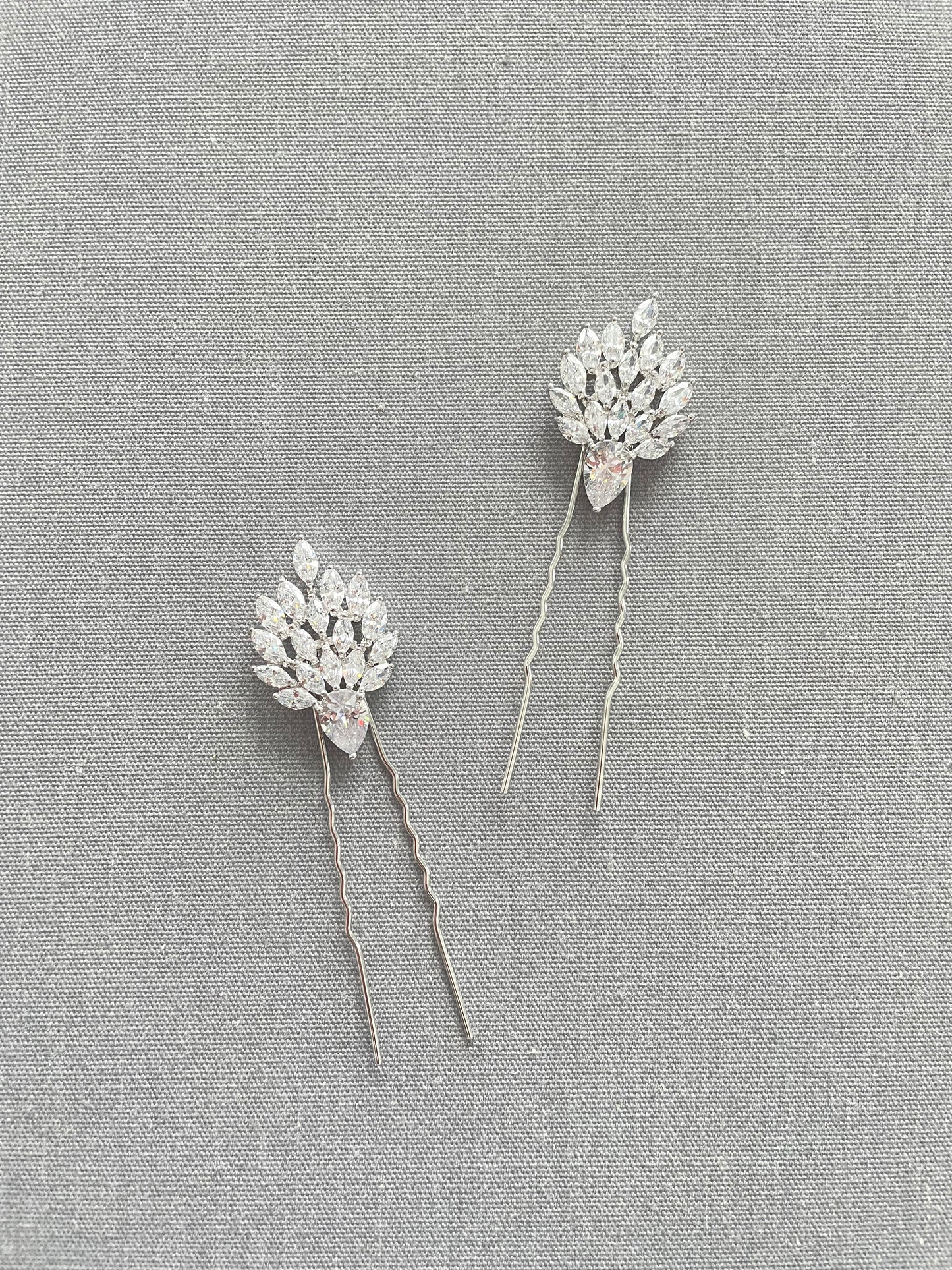 Coco Crystal Embellishment Hair Pins