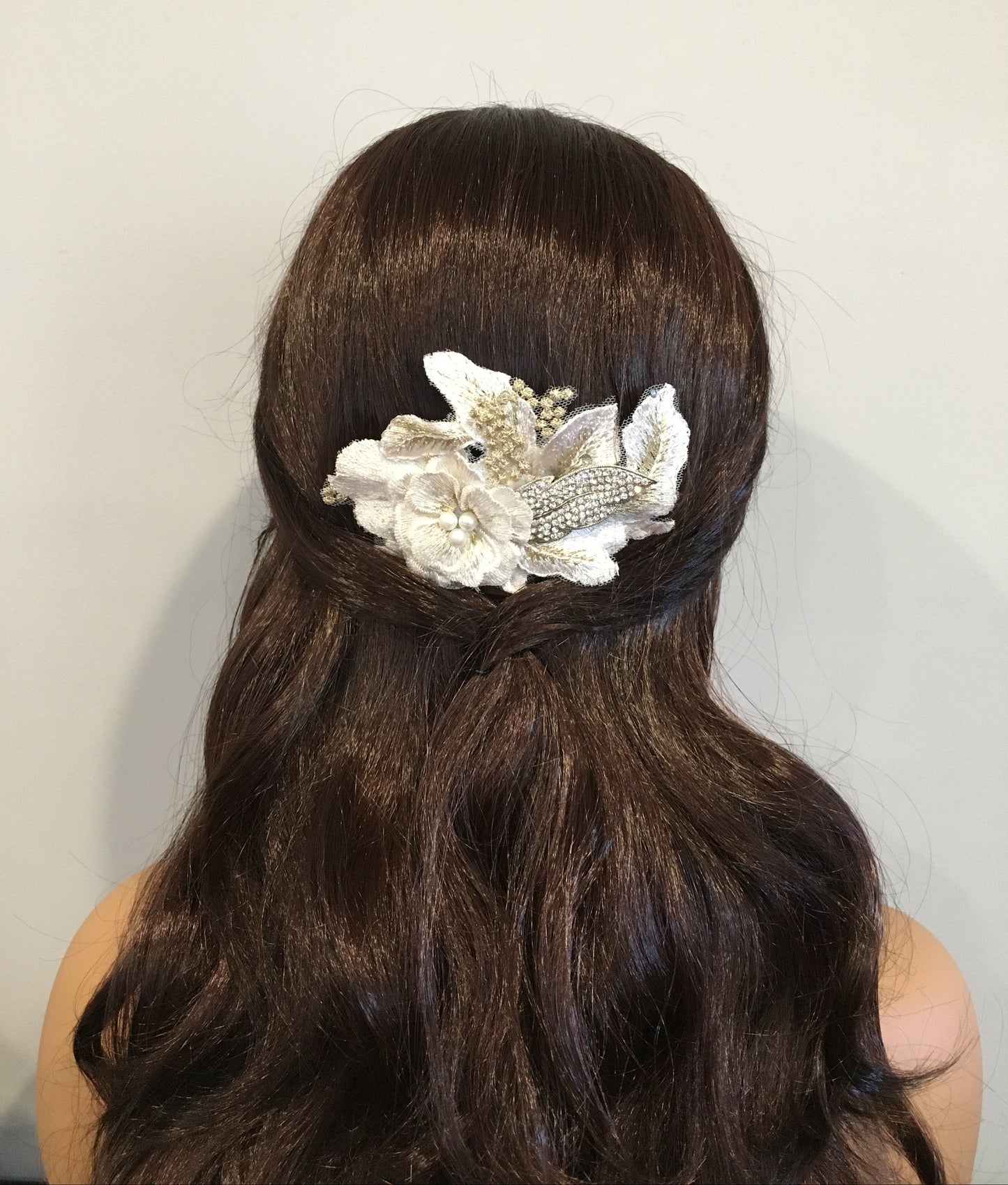 Carmella Shimmery Bridal Hair Comb
