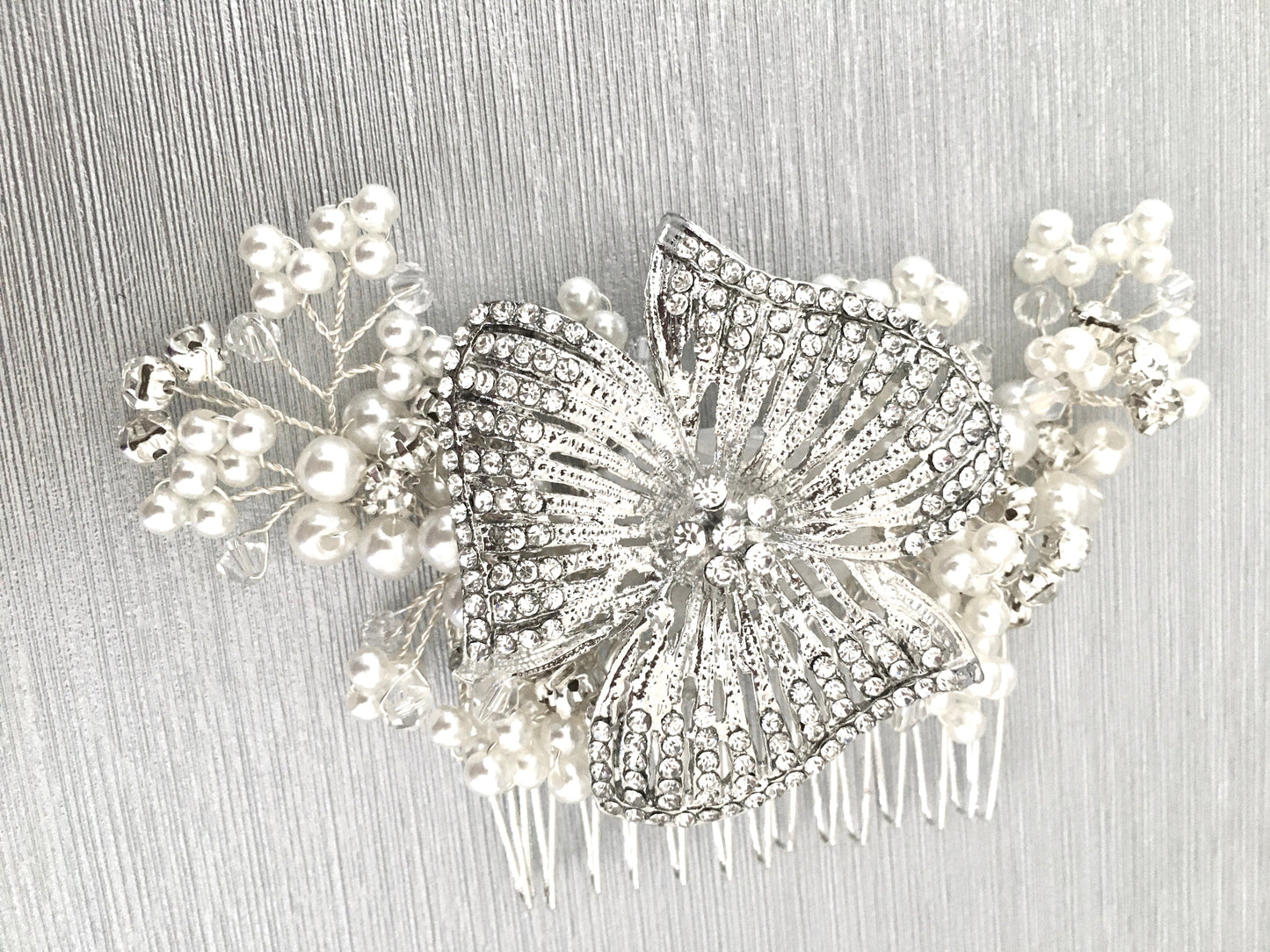 1920’s Vintage Floral Bridal Hair Comb