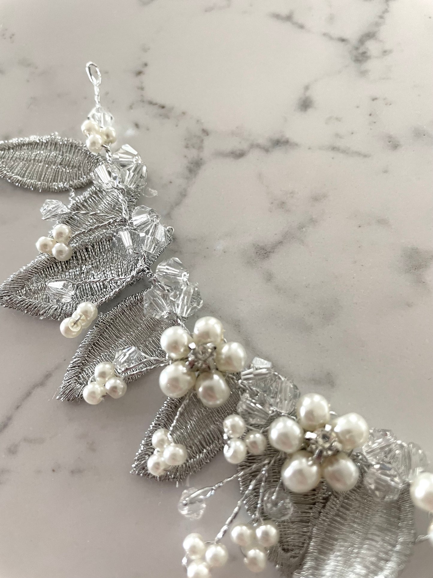 Laurel Floral Hair Vine Bridal Crown