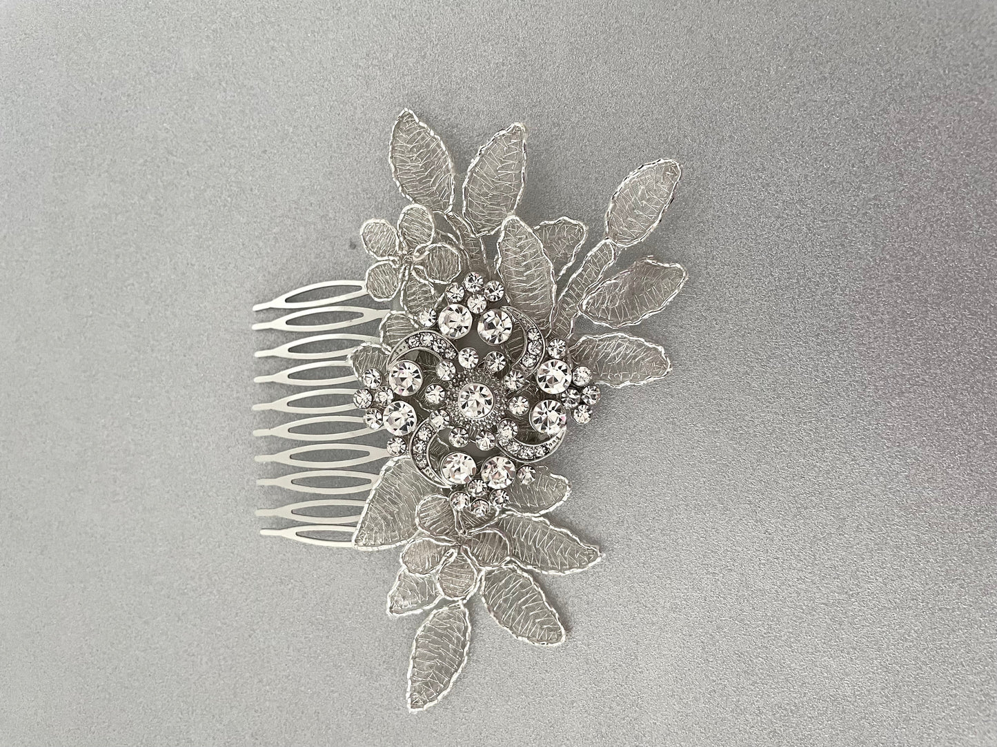 Glimmer Aya Crystal Bridal Hair Comb