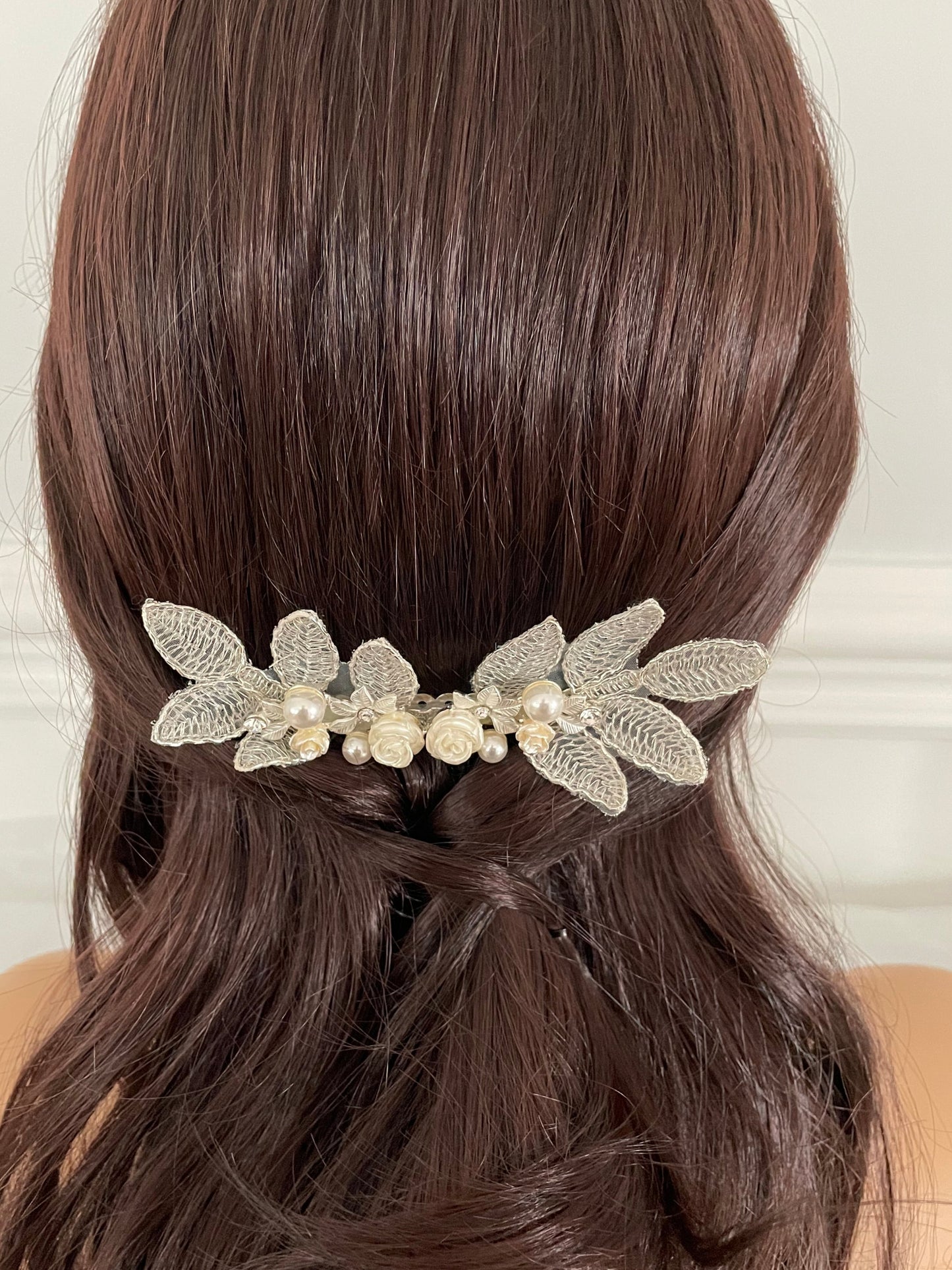 Veronica Vine Roses Hair Comb