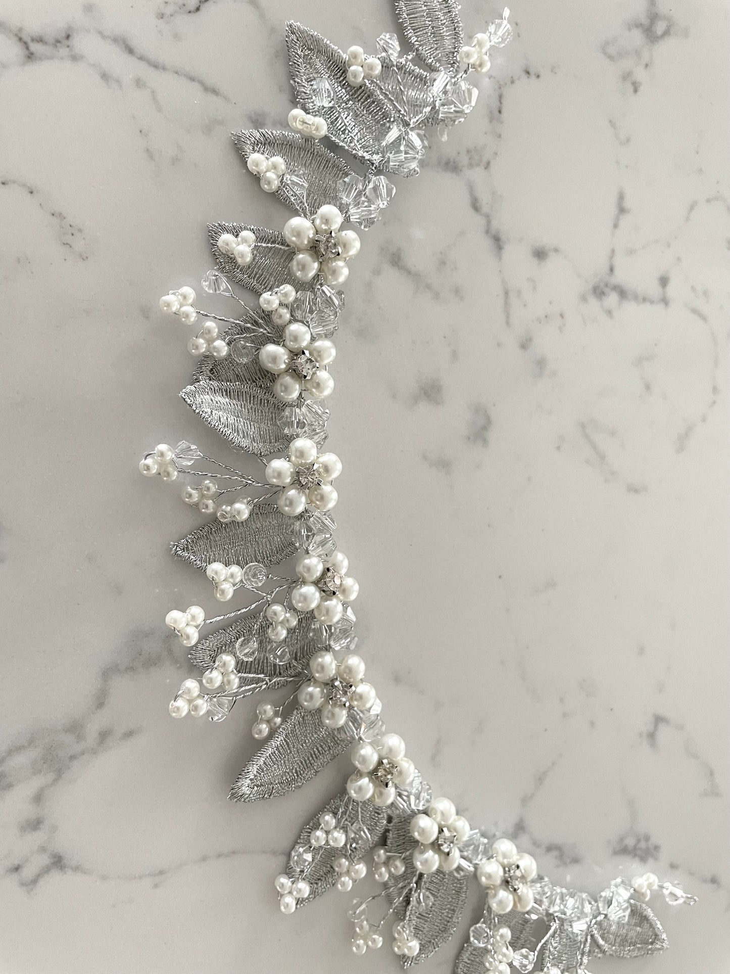 Laurel Floral Hair Vine Bridal Crown