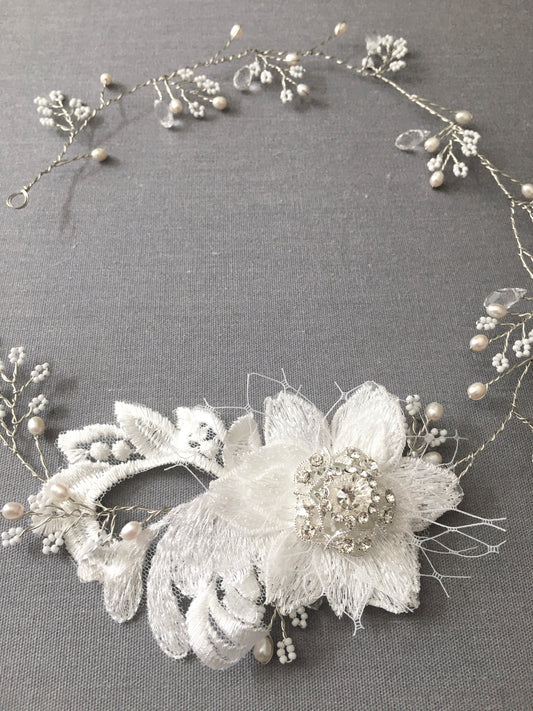 Riviera Bridal Hair Vine