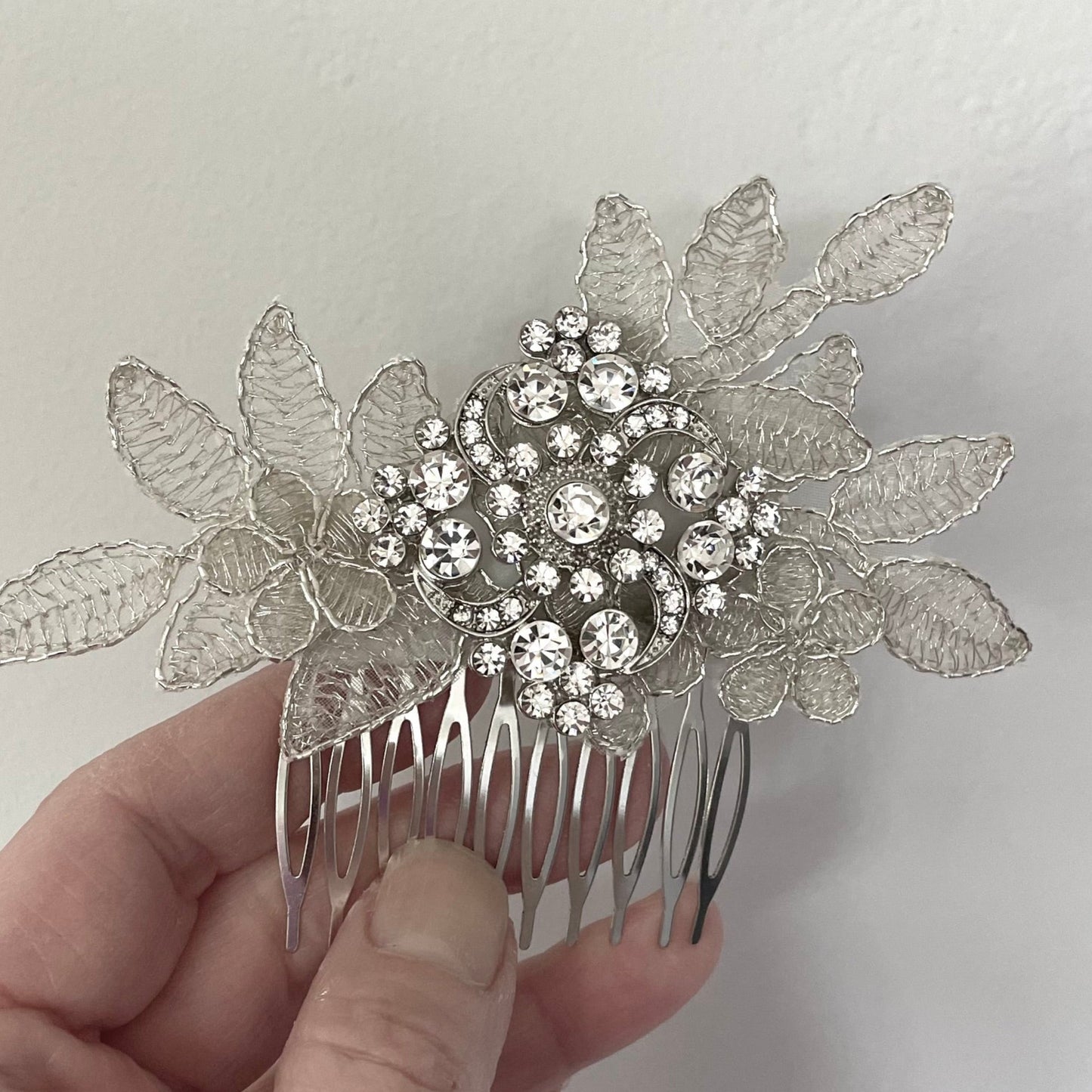 Glimmer Aya Crystal Bridal Hair Comb