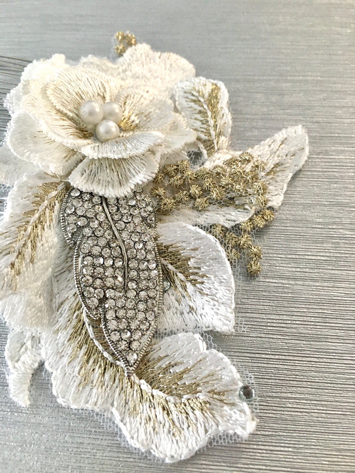 Carmella Shimmery Bridal Hair Comb