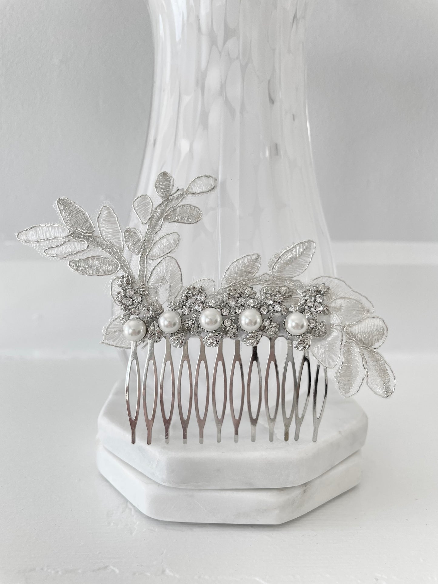 Lucy Leaves Bridal Hair Comb