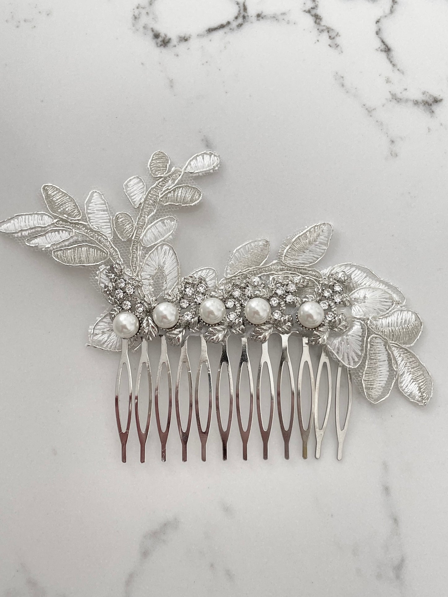 Lucy Leaves Bridal Hair Comb