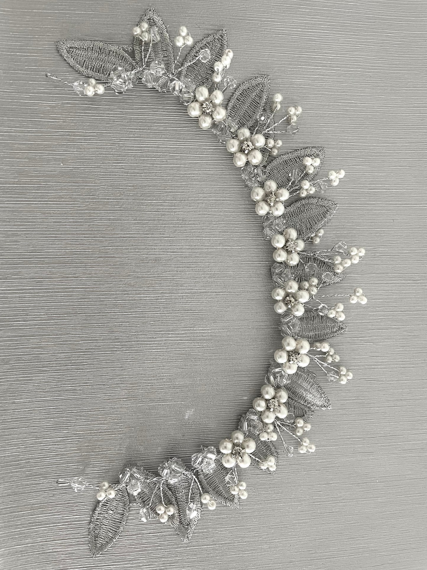 Laurel Floral Hair Vine Bridal Crown