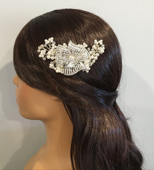 1920’s Vintage Floral Bridal Hair Comb