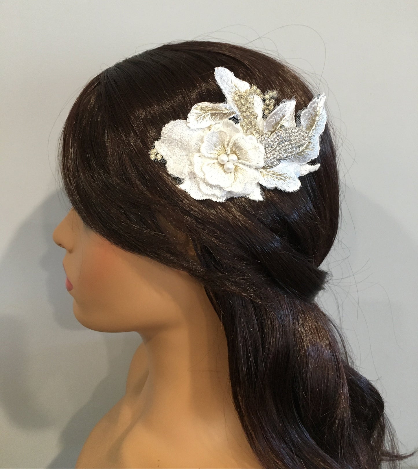 Carmella Shimmery Bridal Hair Comb