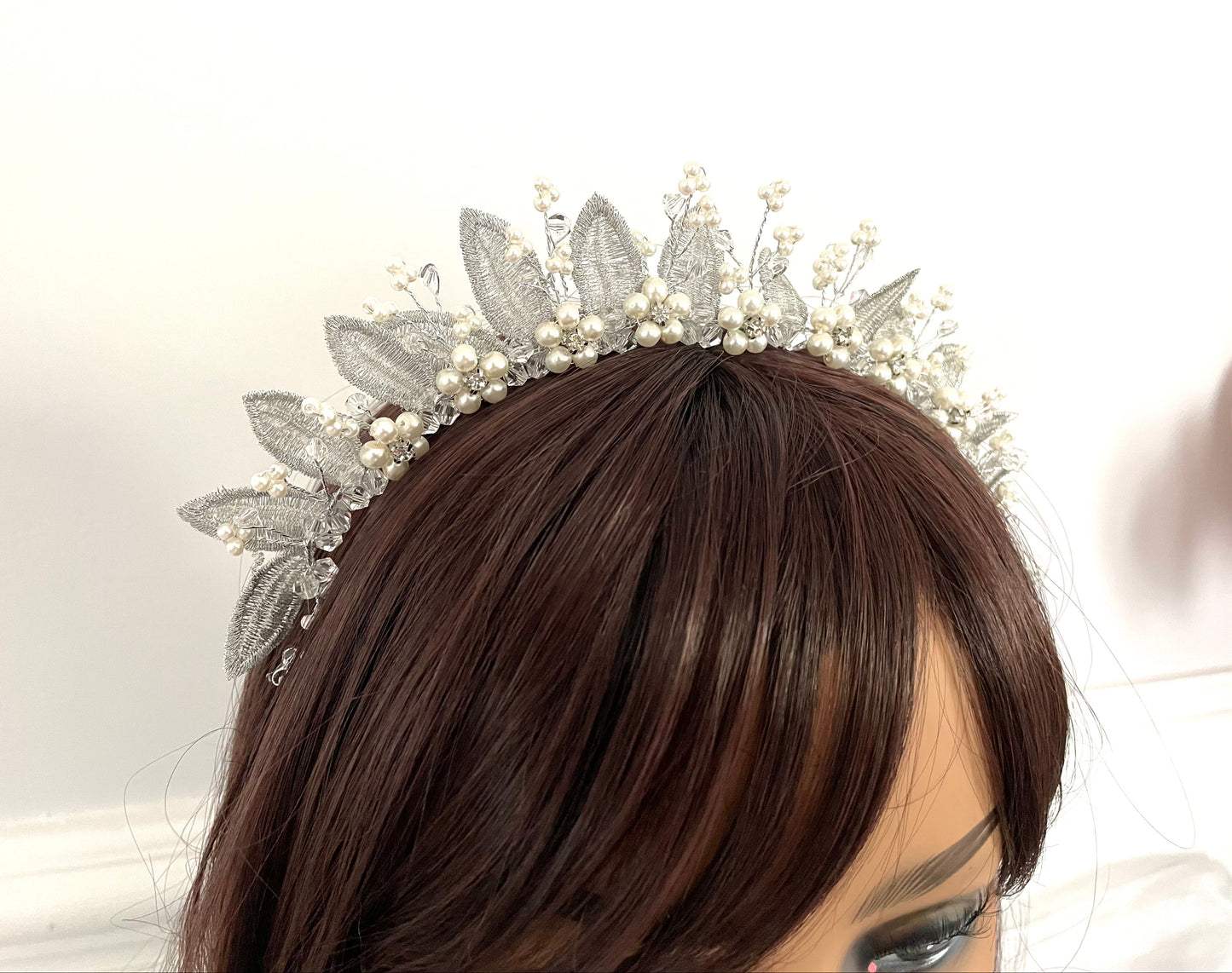 Laurel Floral Hair Vine Bridal Crown