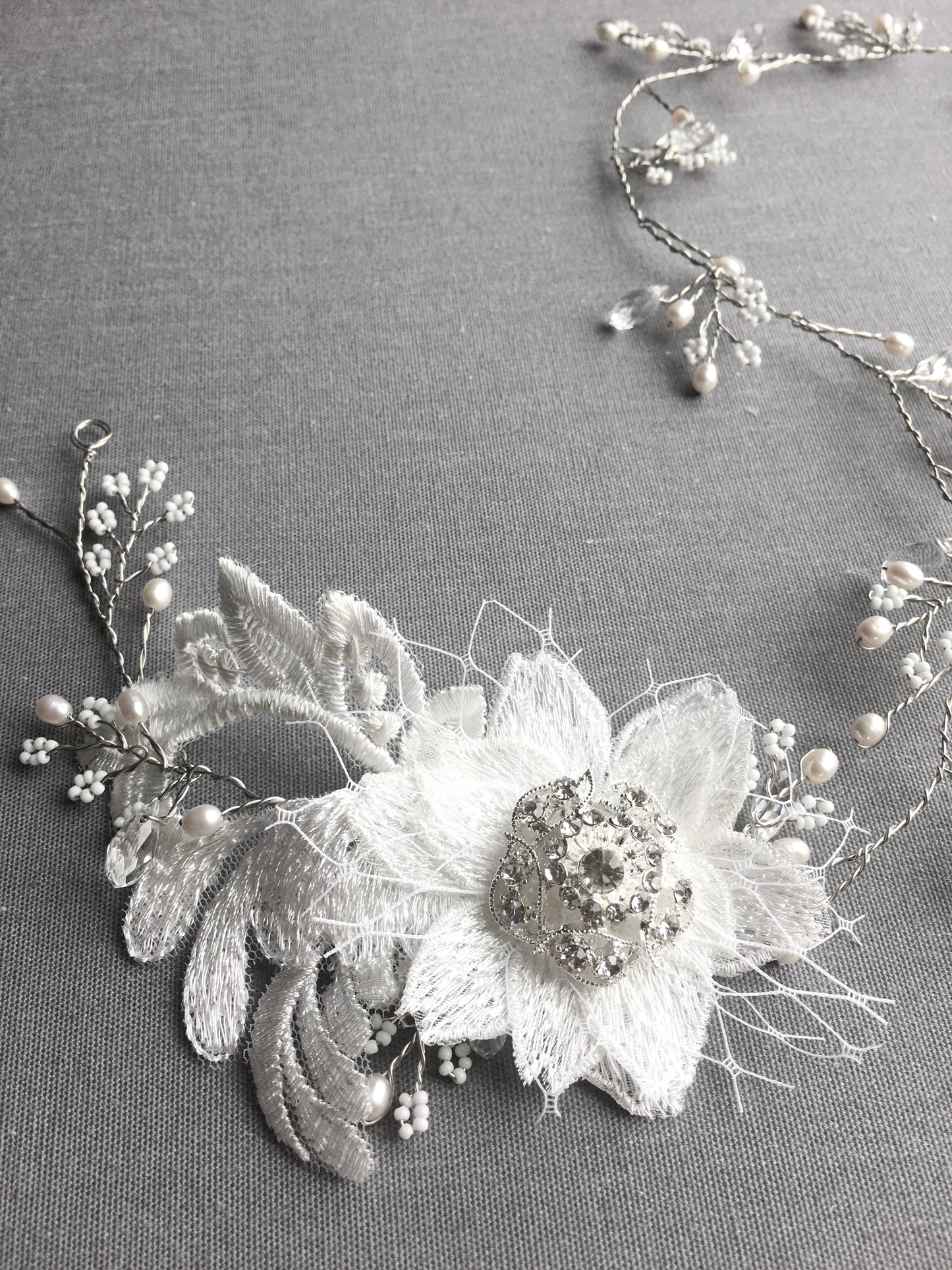 Riviera Bridal Hair Vine