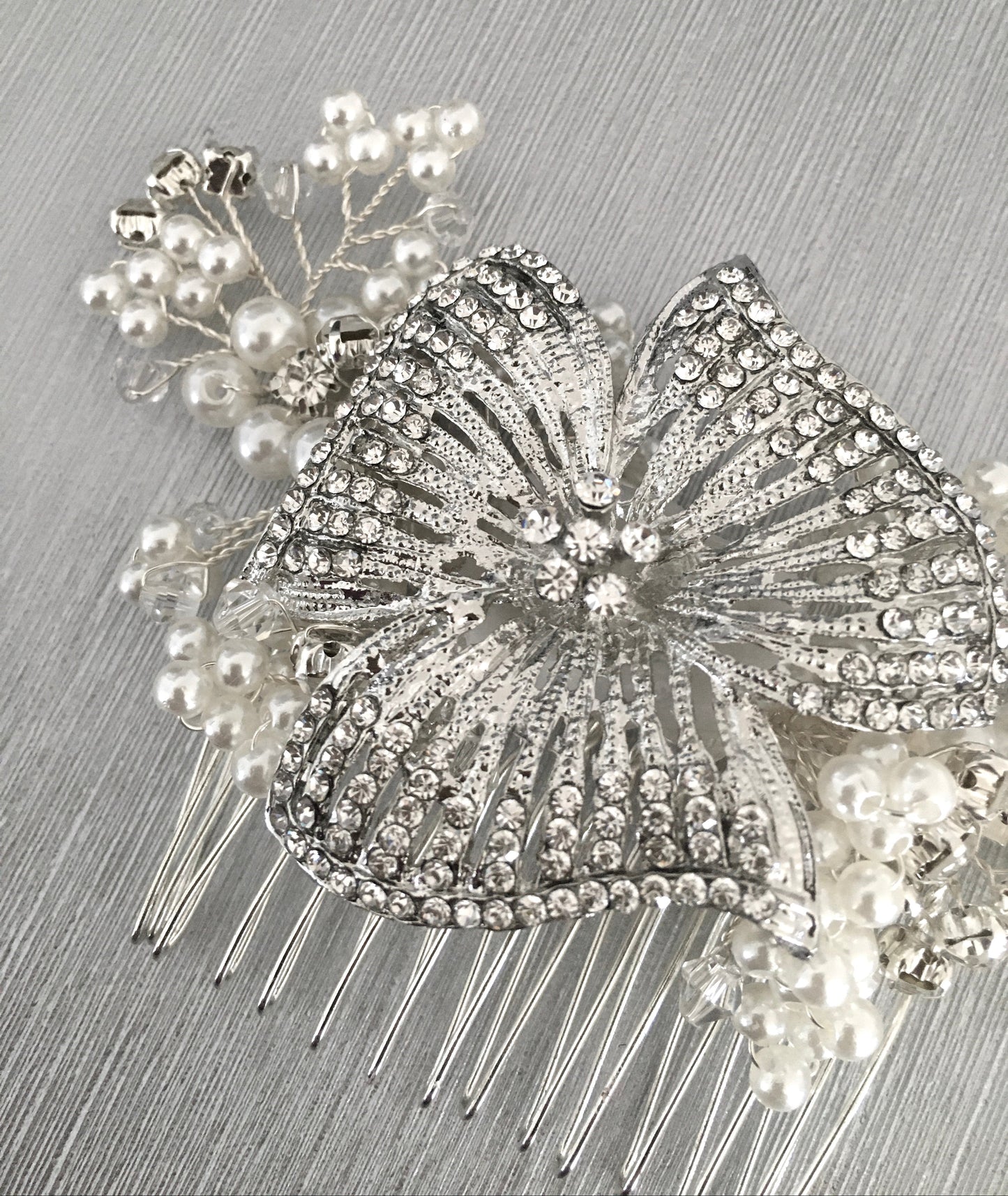 1920’s Vintage Floral Bridal Hair Comb