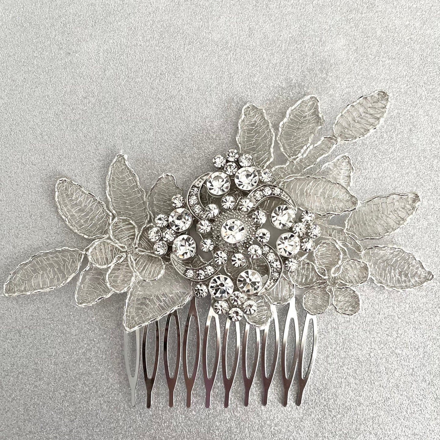 Glimmer Aya Crystal Bridal Hair Comb