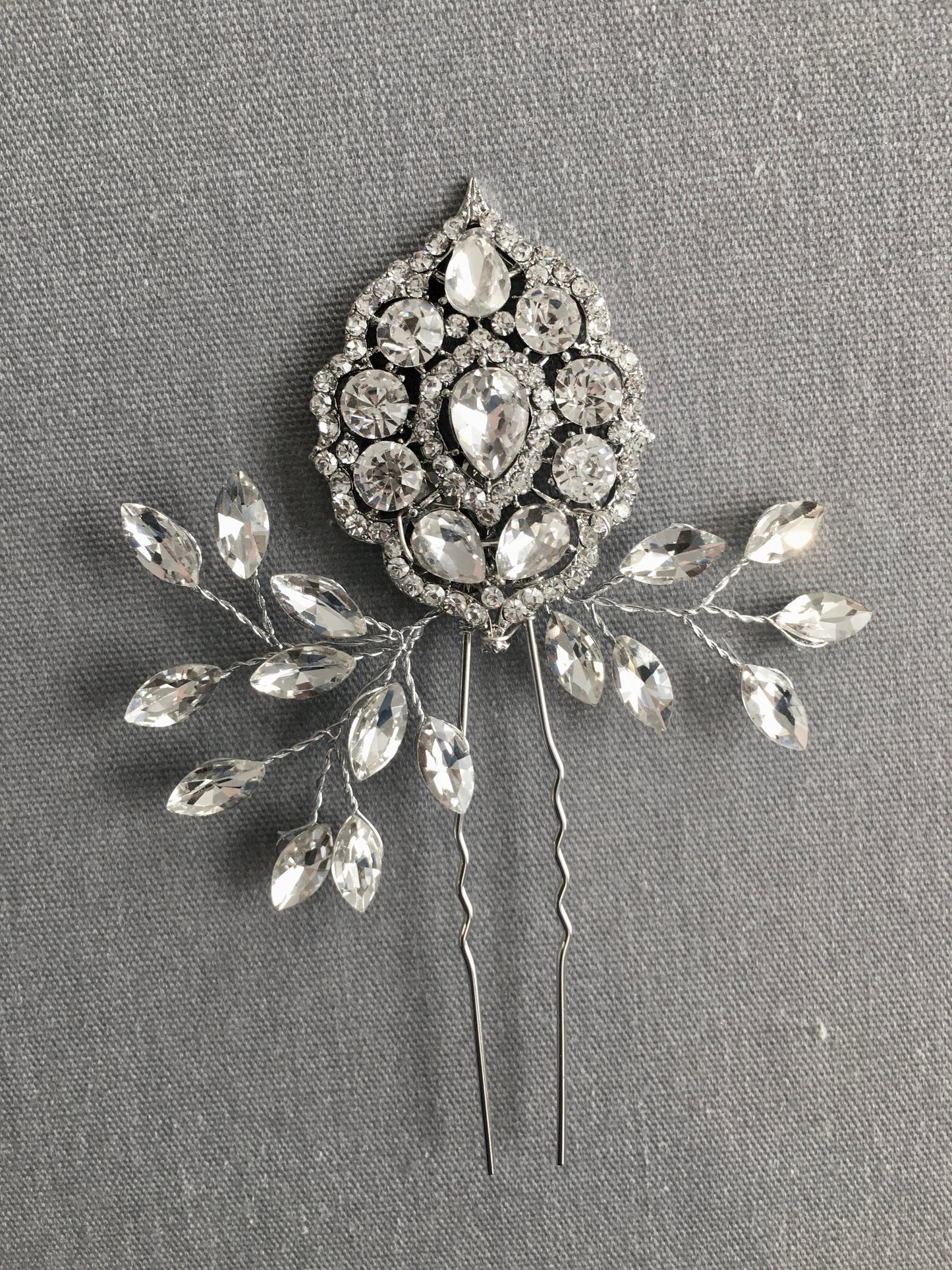 Vali Vintage Crystal Bridal Hair Pin