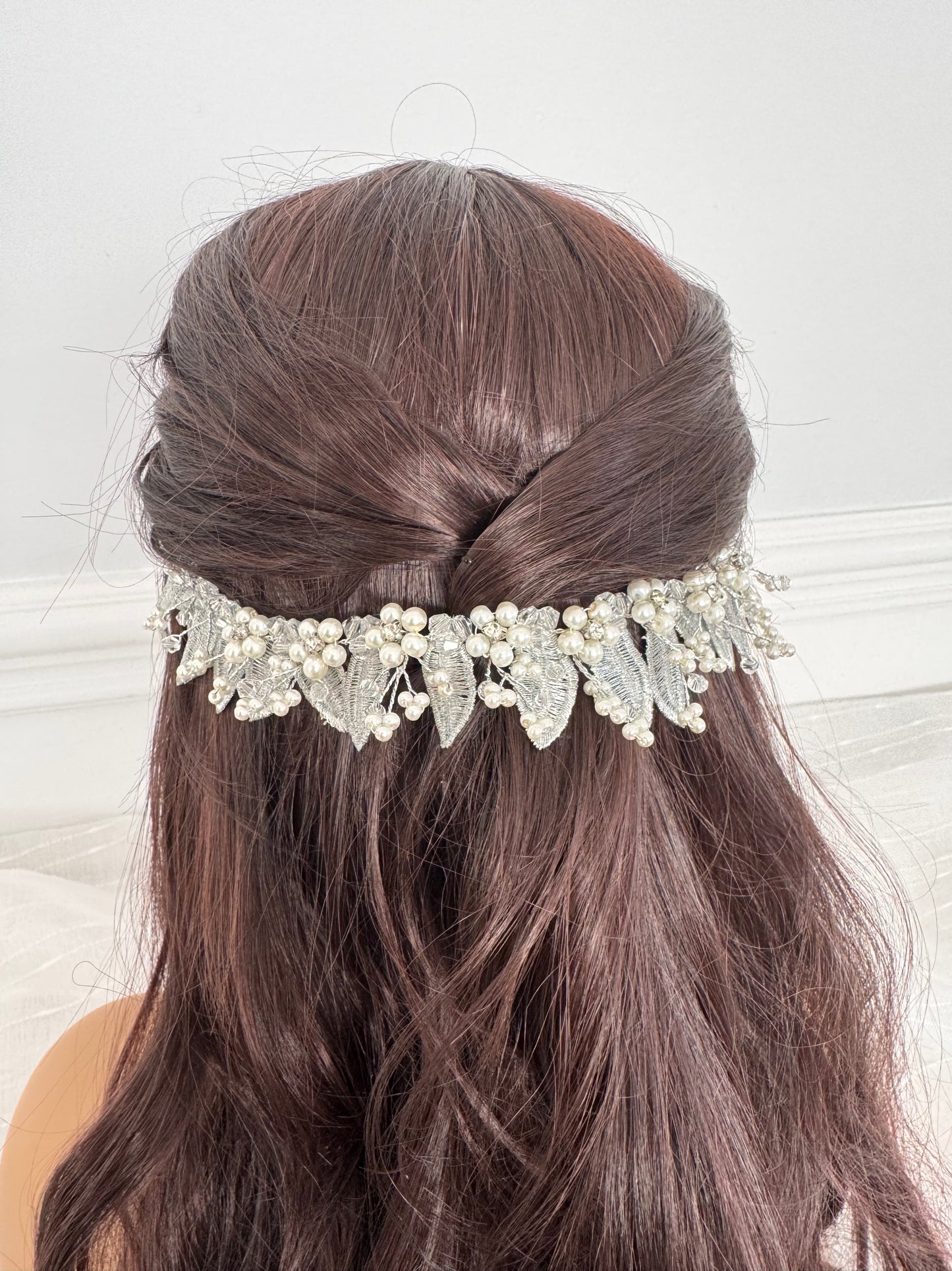 Laurel Floral Hair Vine Bridal Crown